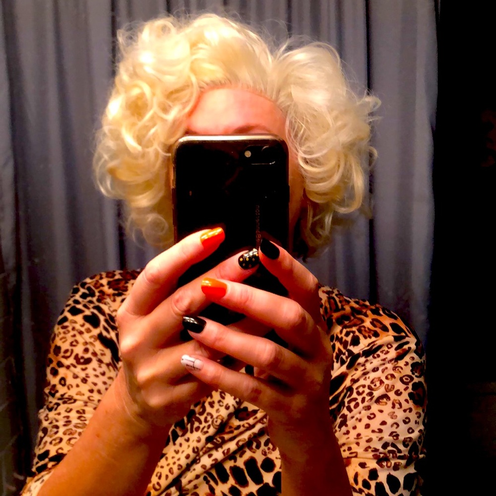 Platinum Blonde Lace-front wig
